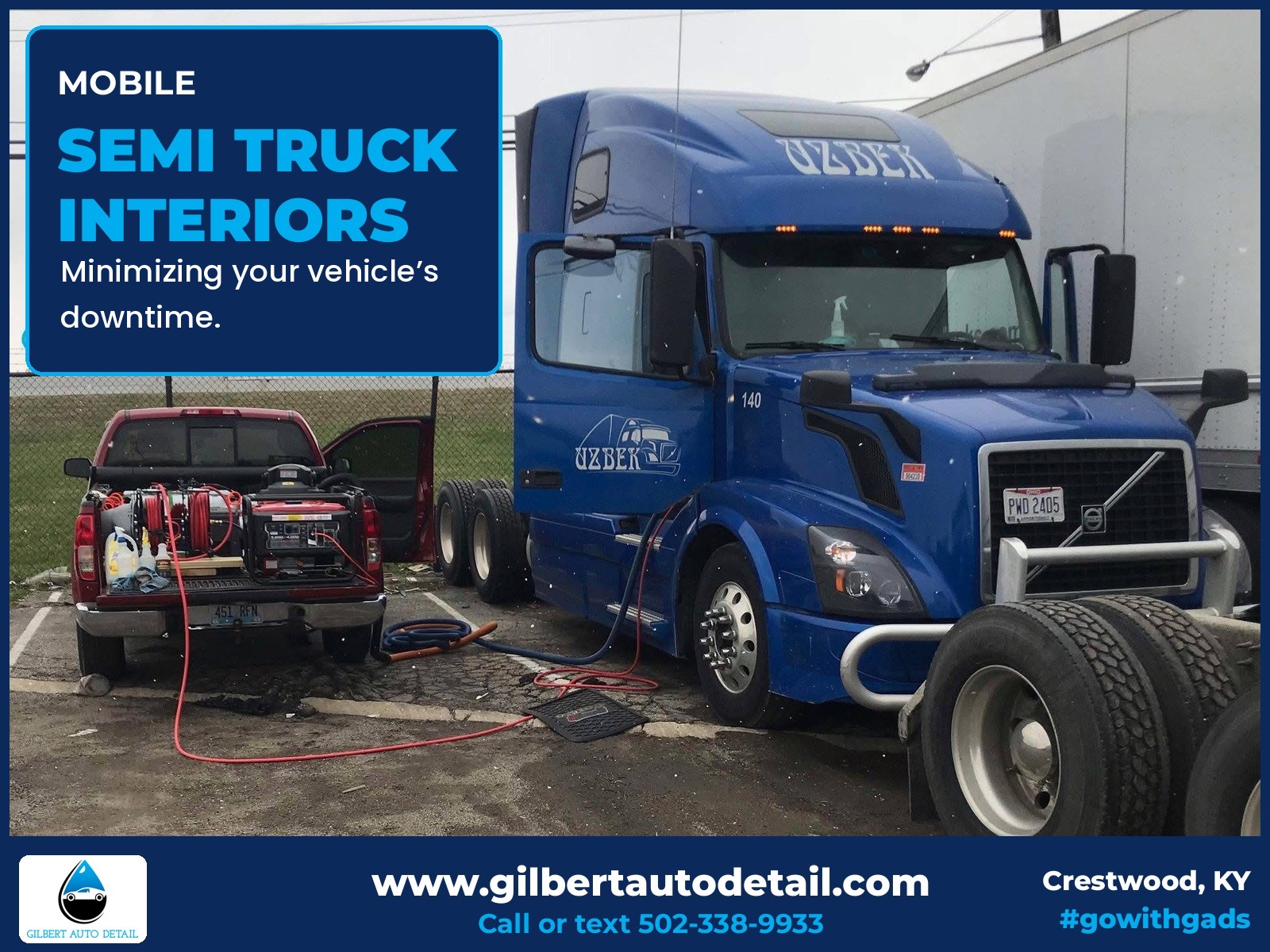 Semi truck interior detailing, minimizing your vehicle downtime