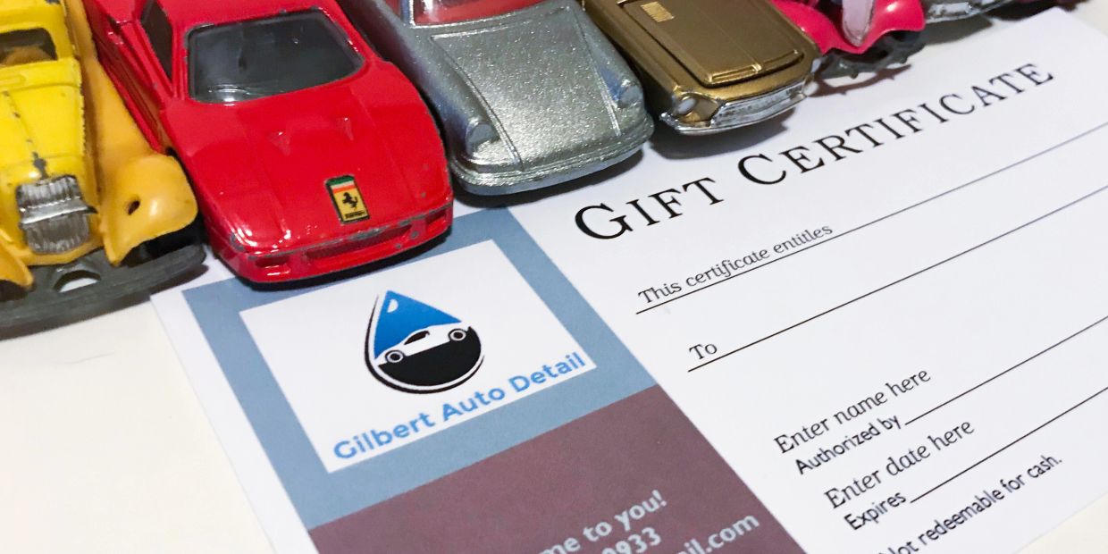 Gilbert Auto Detail gift certificate
